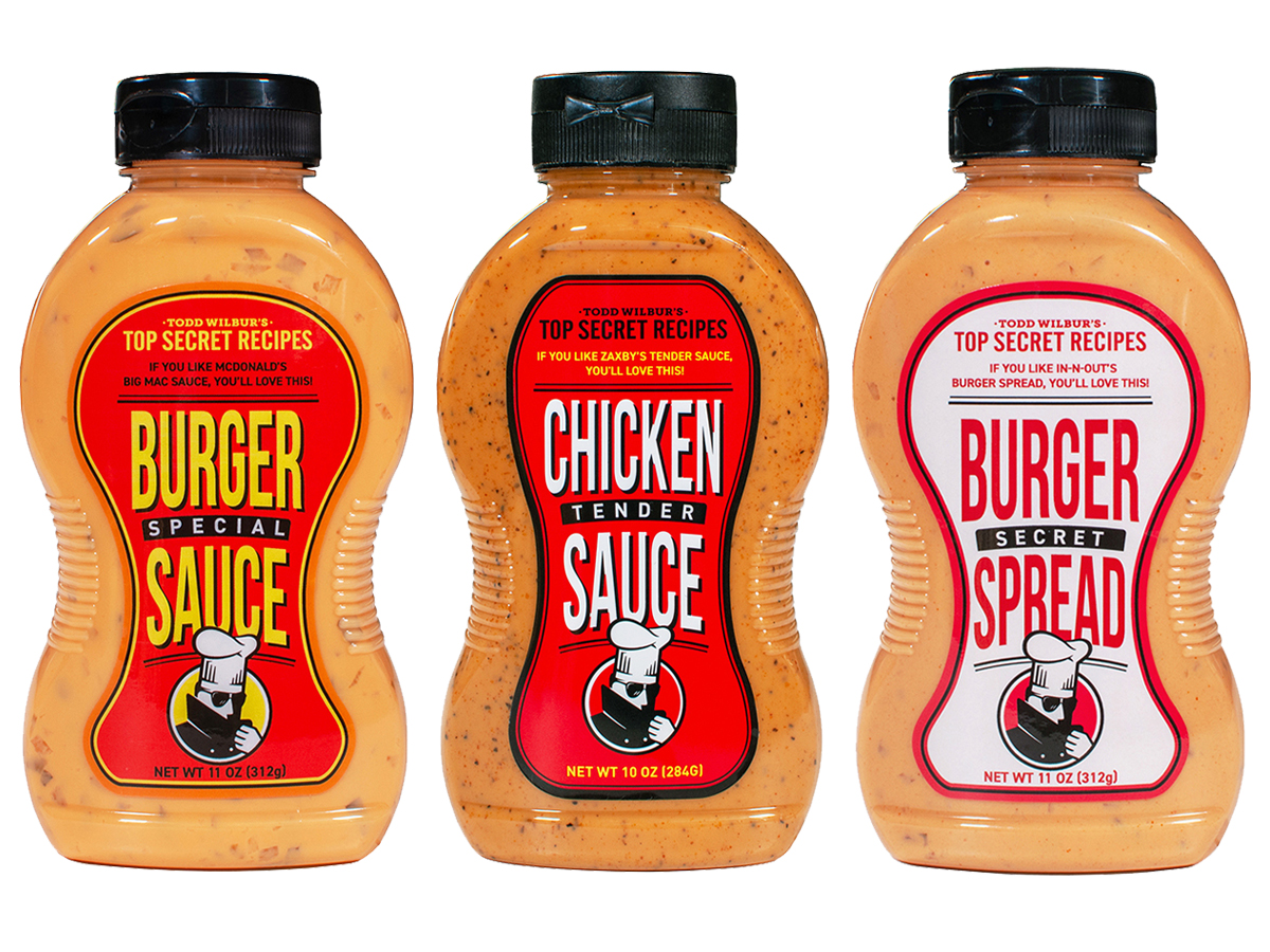 Top Secret Sauces Burger Spread Big Mac Chicken Tender