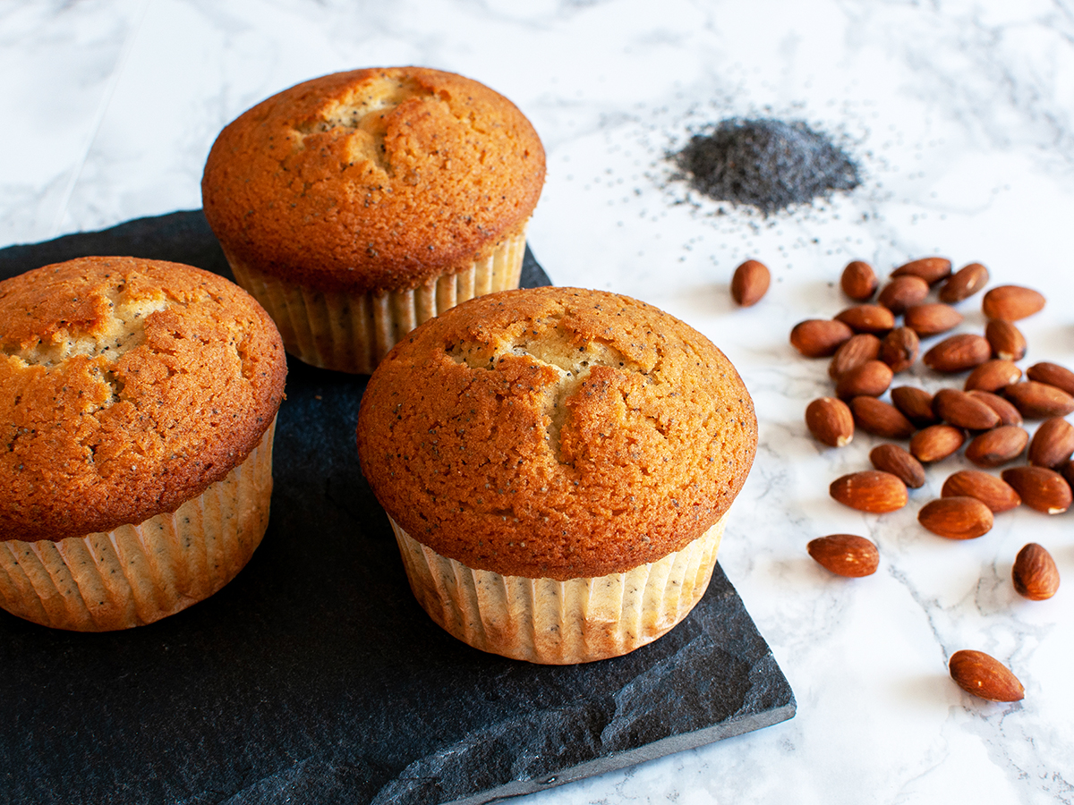 Costco (Kirkland) Almond Poppy Seed Muffin Copycat Recipe