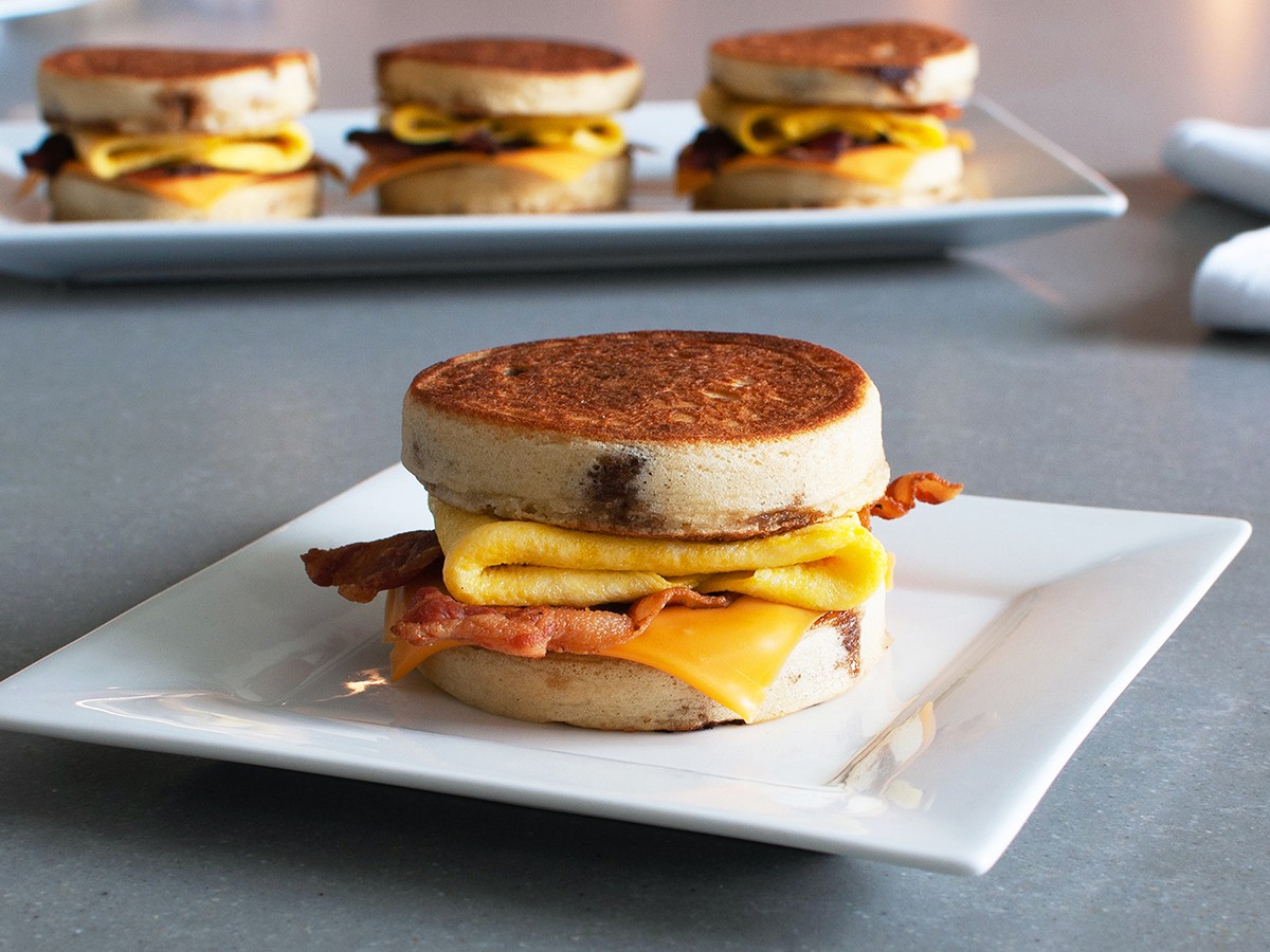 McDonald's Bacon, Egg & Cheese McGriddles copycat recipe by Todd Wilbur