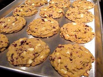 Mrs. Fields Cranberry White Chocolate Cookies Copycat Recipe
