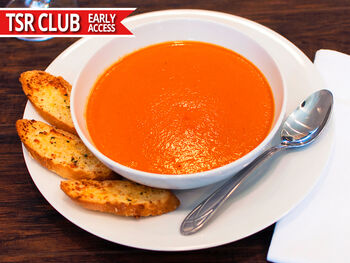 Nordstrom Roma Tomato Basil Soup copycat recipe by Todd Wilbur
