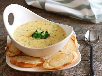 Panera Bread Broccoli Cheddar Soup copycat recipe by Todd Wilbur