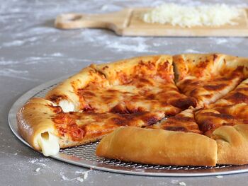 Pizza Hut Stuffed Crust Pizza copycat recipe by Todd Wilbur
