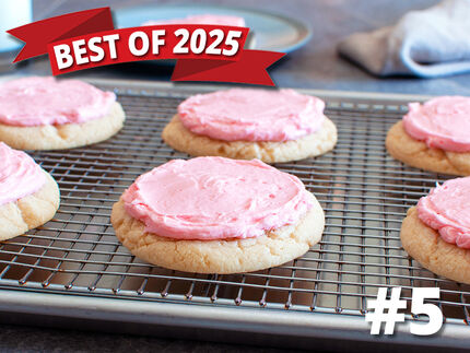 Crumbl Classic Pink Sugar Cookie copycat recipe by Todd Wilbur