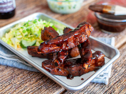 BJ's Restaurant and Brewhouse Root Beer Glazed Ribs copycat recipe by Todd Wilbur