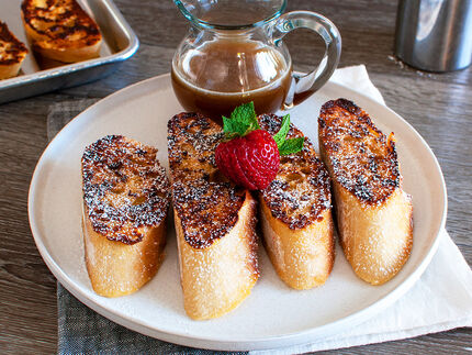 Cheesecake Factory Bruléed French Toast copycat recipe by Todd Wilbur