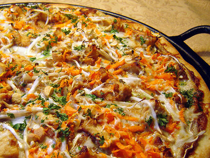 California Pizza Kitchen Thai Chicken Pizza copycat recipe by Todd Wilbur