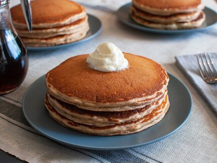 Denny's Hearty 9-Grain Pancakes copycat recipe by Todd Wilbur