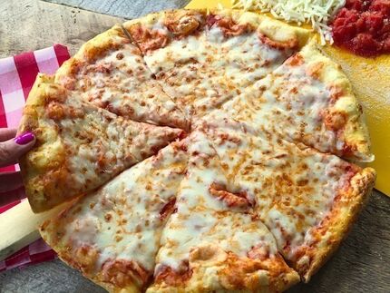 Domino's Large Cheese Pizza Reduced Fat and Calorie Copycat Recipe