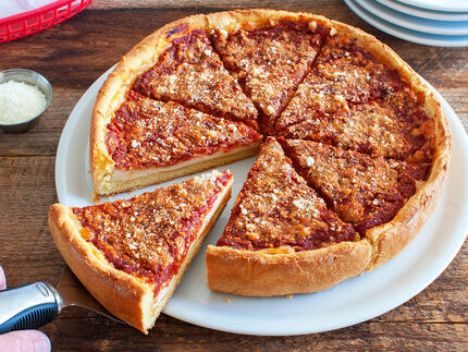 Gino's East Deep Dish Pizza copycat recipe by Todd Wilbur