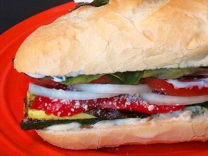 Hard Rock Cafe Grilled Vegetable Sandwich copycat recipe by Todd Wilbur