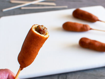 Jimmy Dean Pancakes and Sausage on a Stick copycat recipe by Todd Wilbur