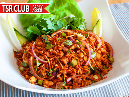 Lotus of Siam Nam Kao Tod (Crispy Rice Salad) copycat recipe by Todd Wilbur