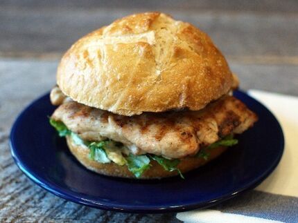 Olive Garden Chicken Caesar Sandwich Reduced-Fat copycat recipe by Todd Wilbur