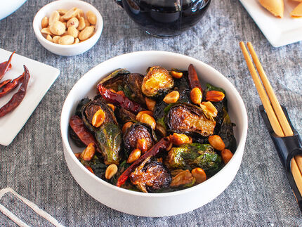 P.F. Chang's Kung Pao Brussels Sprouts copycat recipe by Todd Wilbur