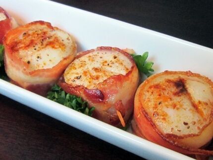 Red Lobster Scallops And Bacon copycat recipe by Todd Wilbur